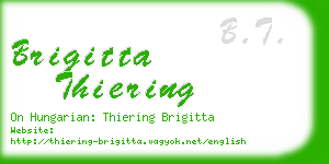 brigitta thiering business card